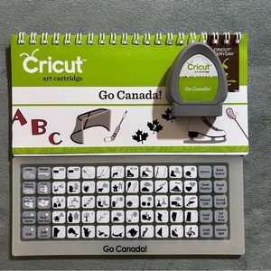 Cricut Go Canada shapes and font